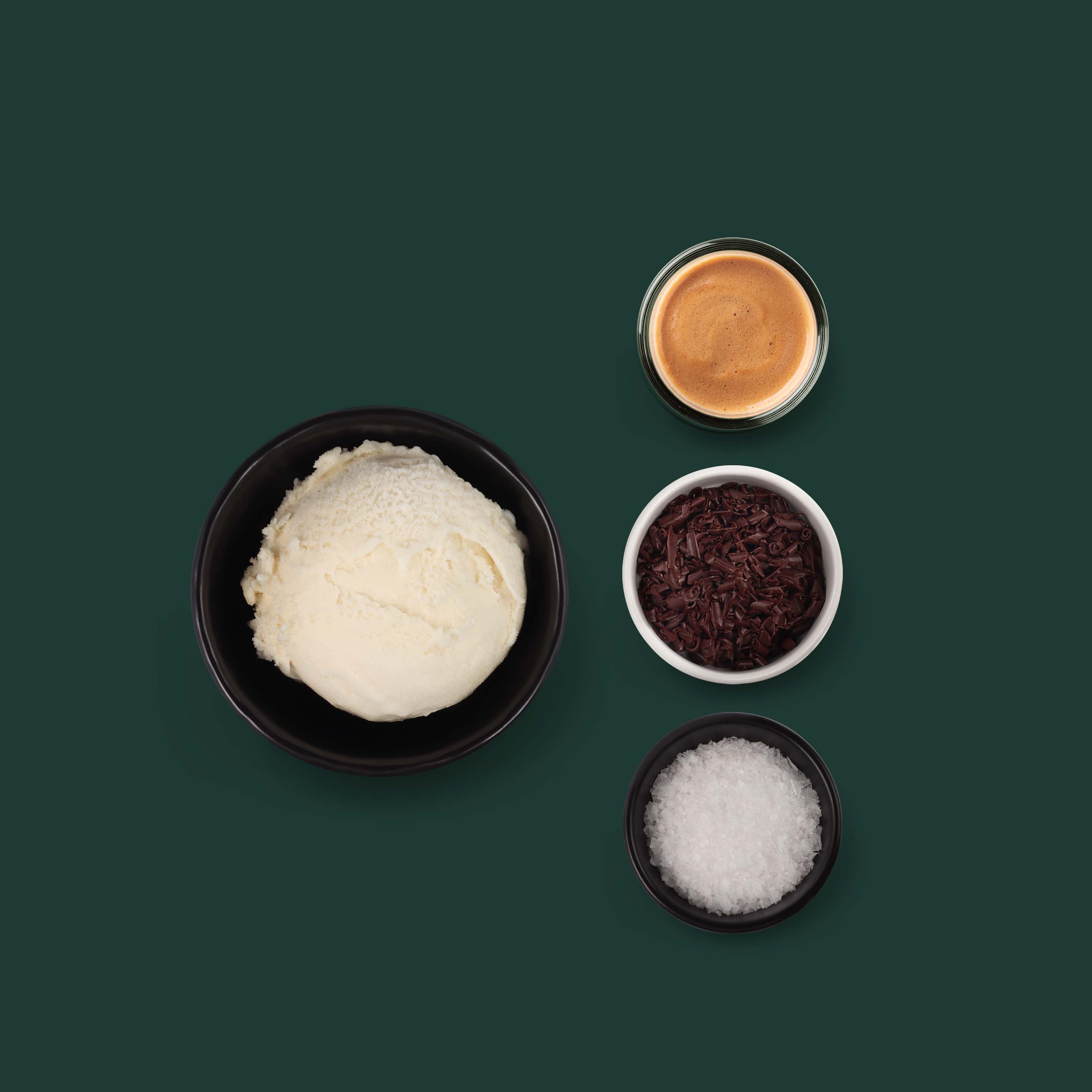 Ingredientes del Affogato