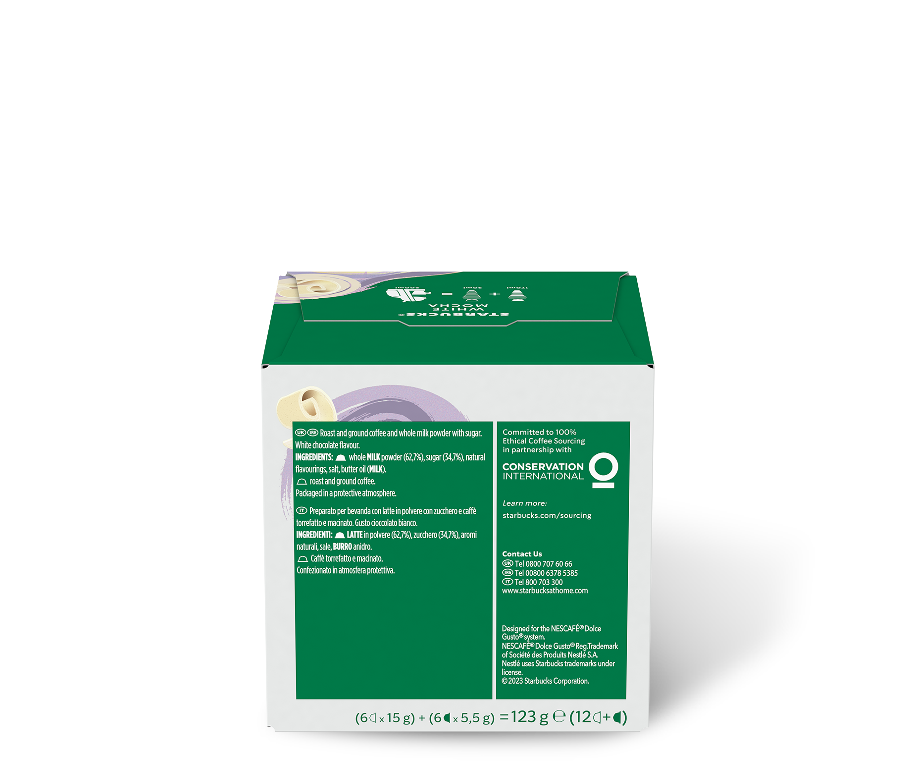 "Starbucks® White Mocha by NESCAFÉ® Dolce Gusto®"