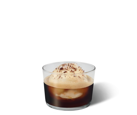 Taza de café de Affogato