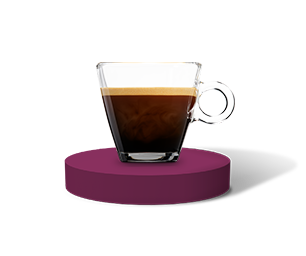 Dark coffee cup