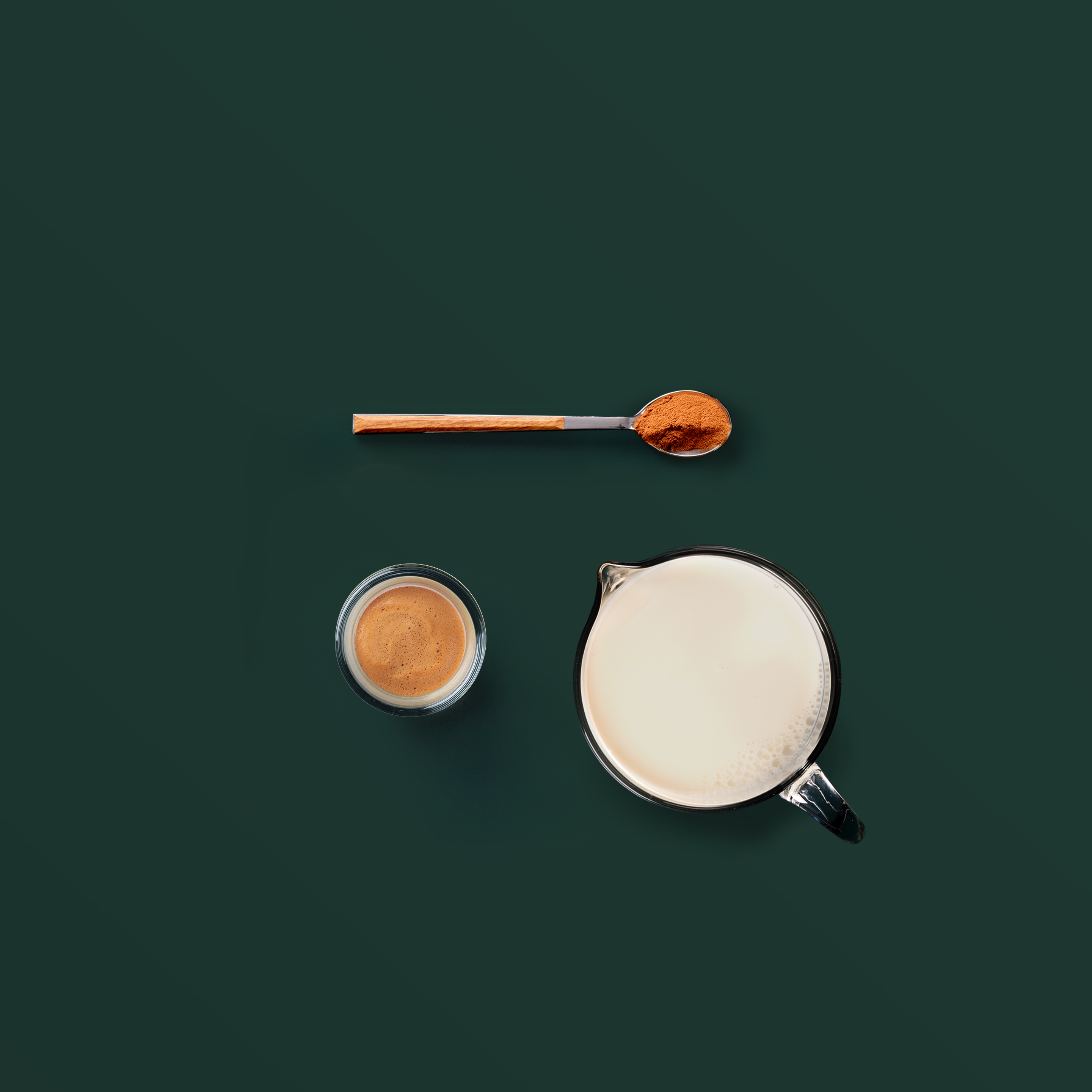 Oat Cappuccino Flatlay