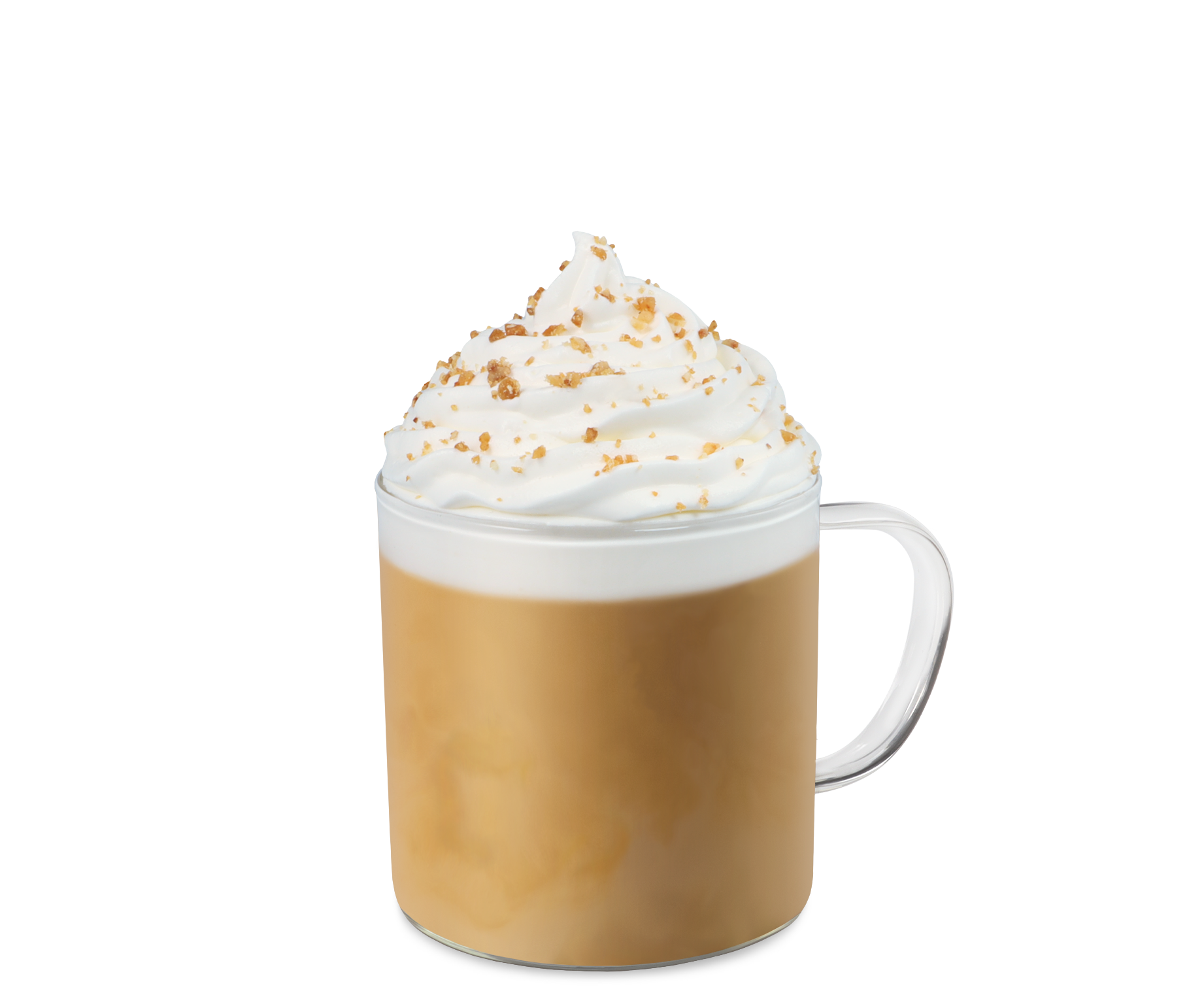 Eine Tasse Toffee Nut Latte