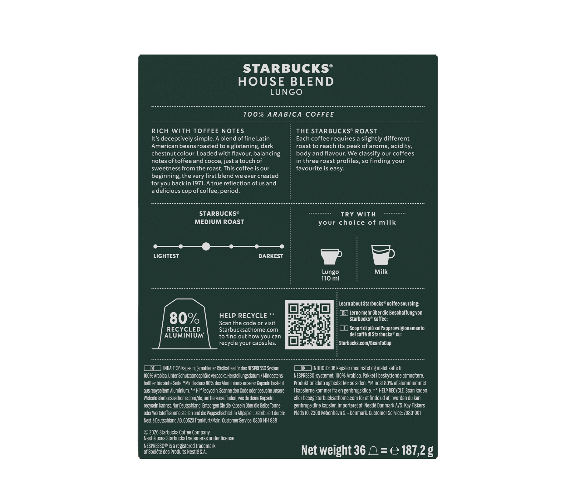 Starbucks® House Blend 36 pack