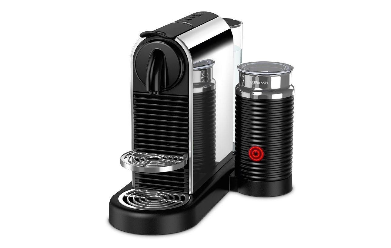 NESPRESSO® CitiZ Platinum Kaffeemaschine mit Milchaufschäumer