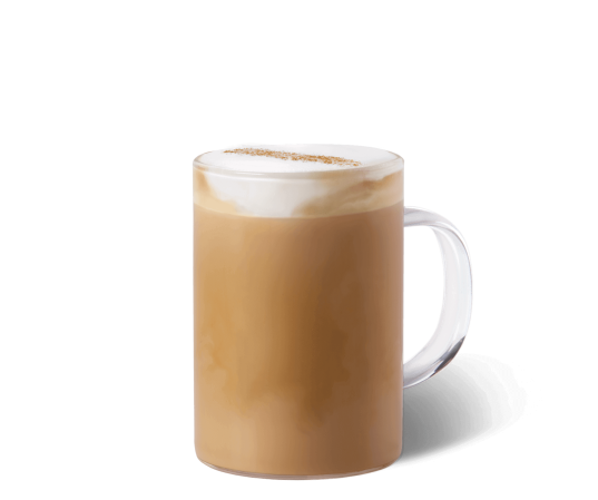Caffé Latte mit Muskatnuss