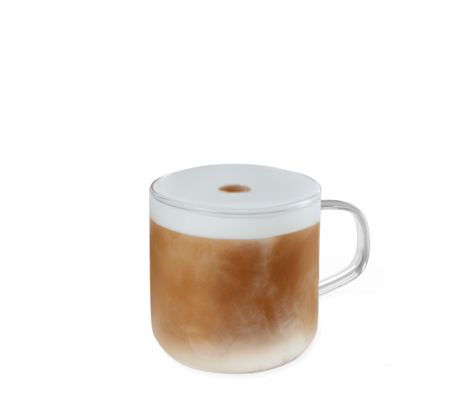 Latte Macchiato im Becher