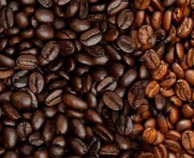 Geröstete Kaffeebohnen