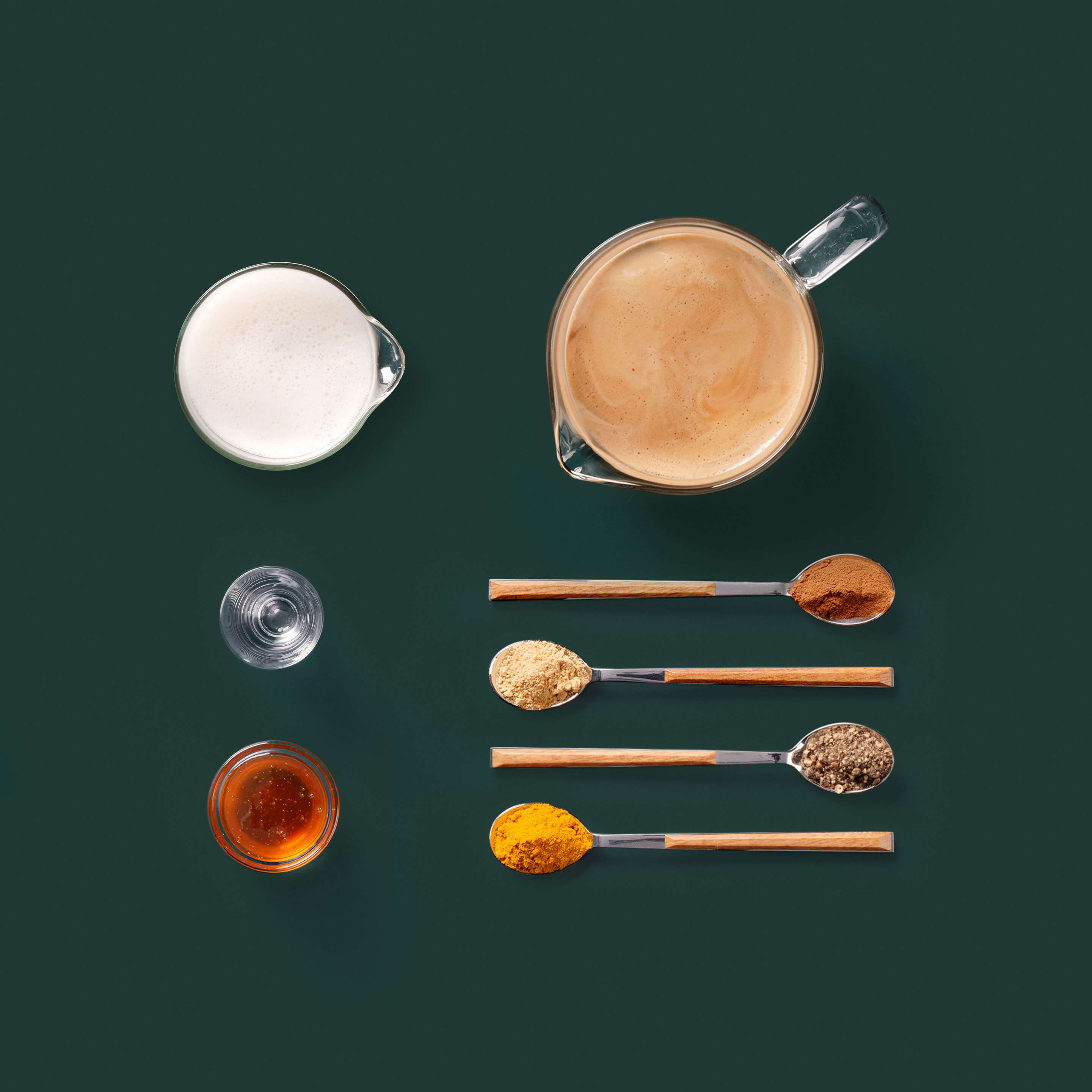 Golden Turmeric Latte ingredients