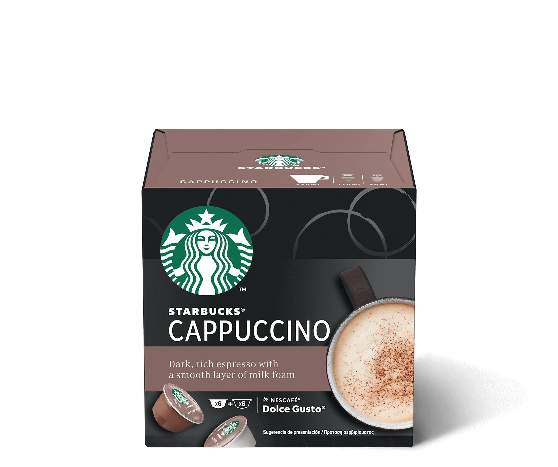 STARBUCKS White Cup Variety Pack Nescafé Dolce Gusto 6 x 12