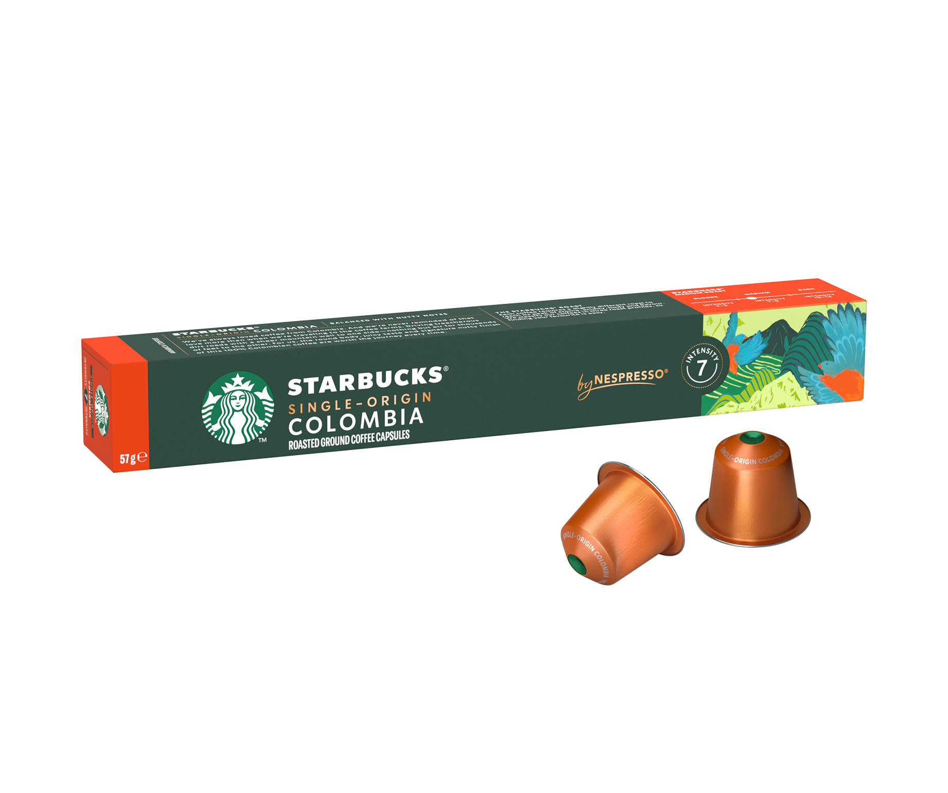 Starbucks Colombia Medium Roast Nespresso Vertuo Coffee Pods – 48ct (Bulk/Loose)