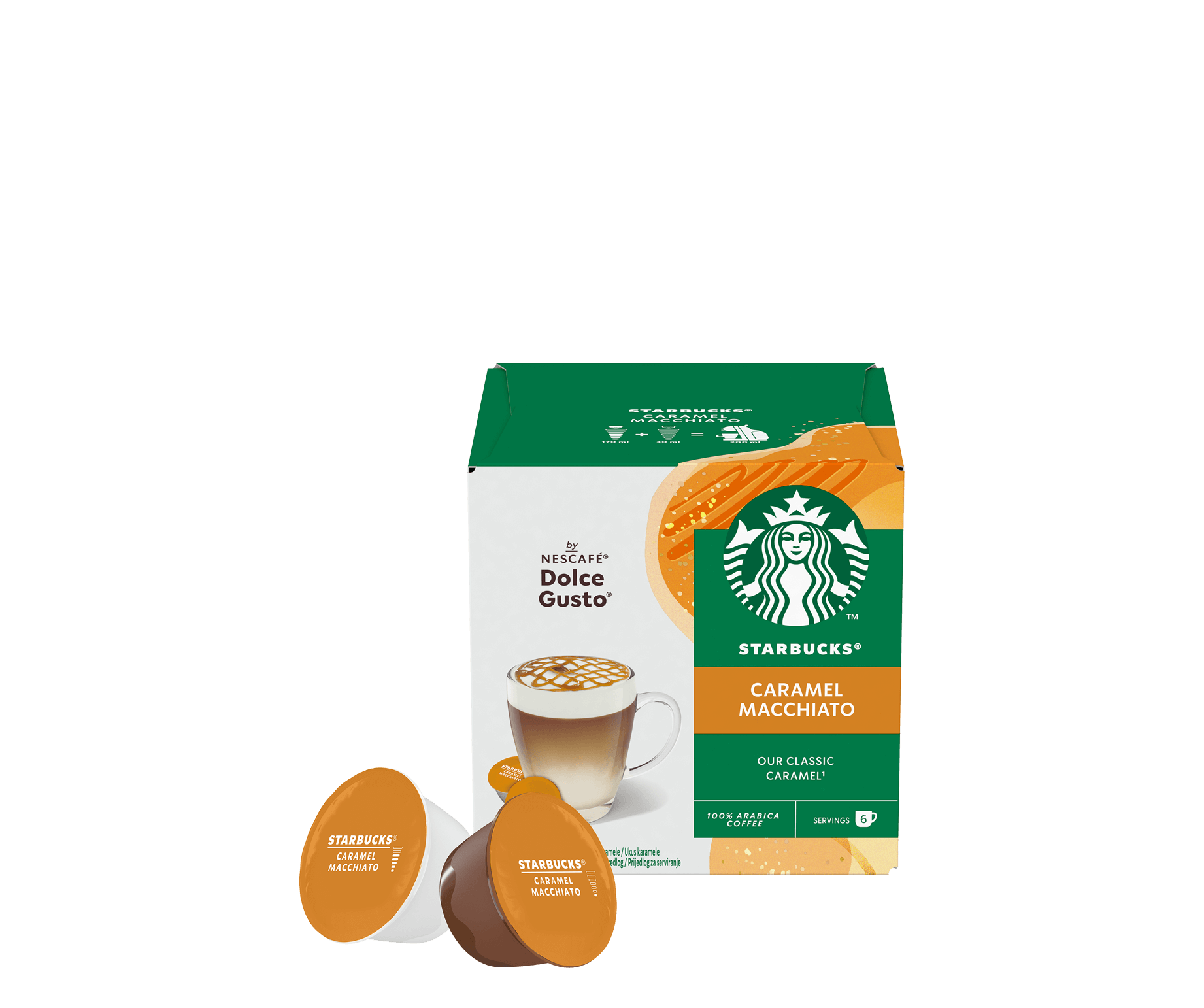 Caramel Macchiato by Nescafe Dolce Gusto Starbucks at Home