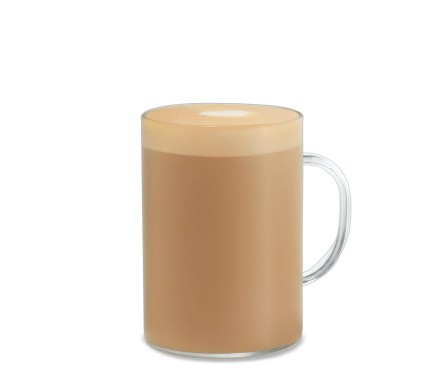 Flat White su medumi ir migdolų pienu