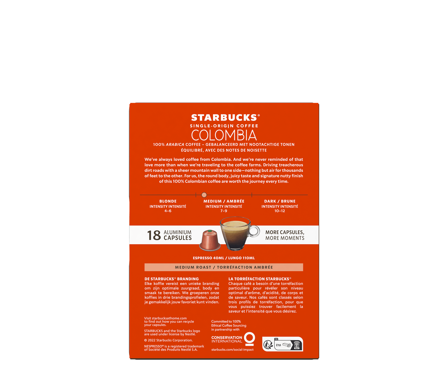 Starbucks® Single-Origin Colombia by Nespresso® - 36 Capsules - Dos