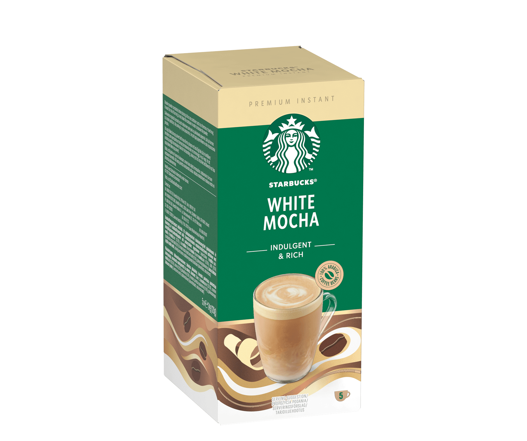 Starbucks® White Chocolate Mocha Café Instantané Gourmand - vue latérale