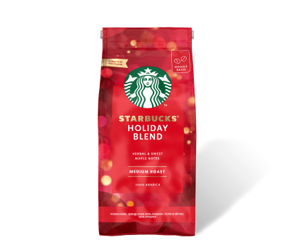 Starbucks<sup>®</sup> Holiday Blend koffiebonen