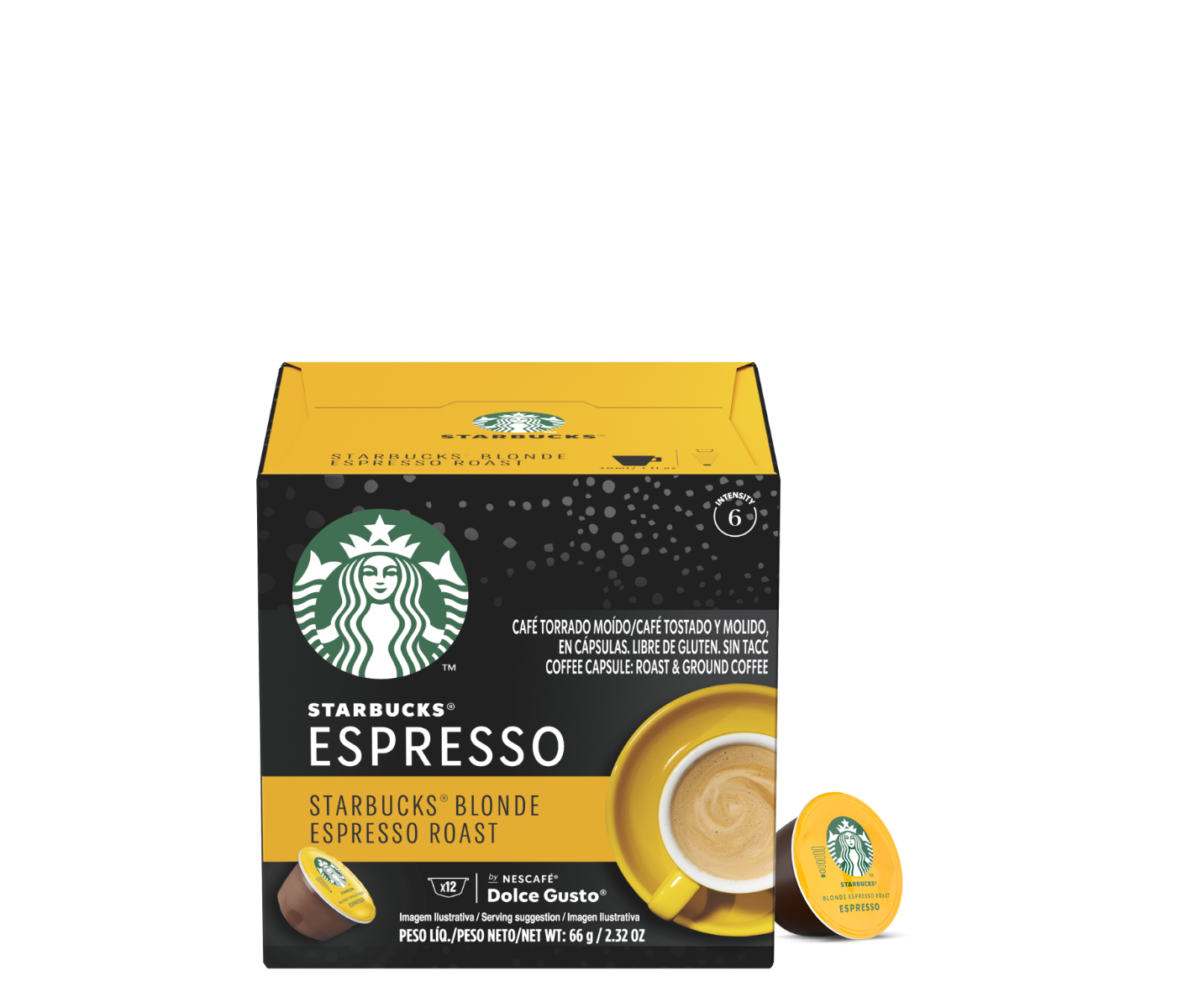 Starbucks® Blonde Espresso Roast by NESCAFÉ® Dolce Gusto® 