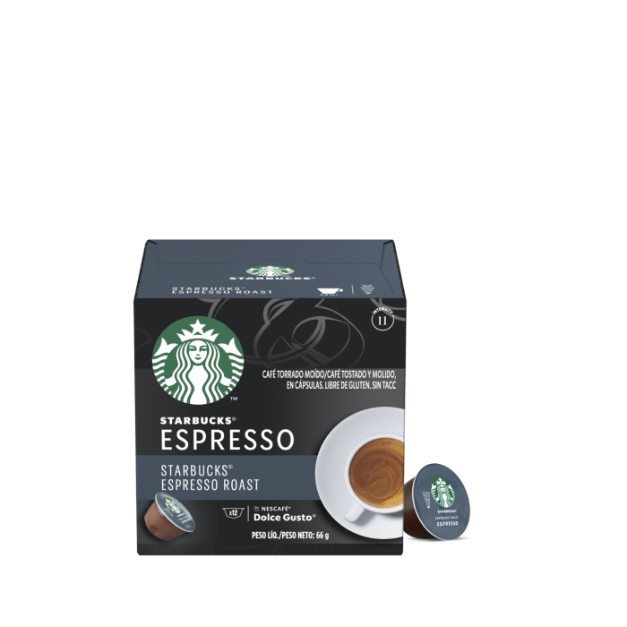 en un día festivo salto Aparte Cápsula de café Starbucks Espresso Roast Dolce Gusto