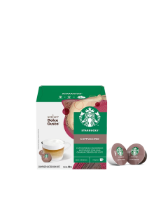 Caixa de Café Starbucks para máquina Nescafé Dolce Gusto sabor Cappuccino com 12 cápsulas