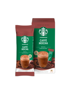 Starbucks® Mix Caffè Mocha - 4 sachês de 21,5 g