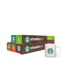 Combo Starbucks by Nespresso - 50 Cápsulas - Ganhe 1 Xícara 100ml