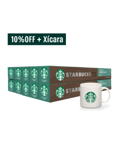 Combo Starbucks Pike Place by Nespresso - 100 cápsulas + Xícara 100ml grátis