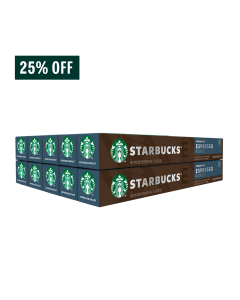 Combo Starbucks Espresso Roast by Nespresso - 100 cápsulas 25% OFF