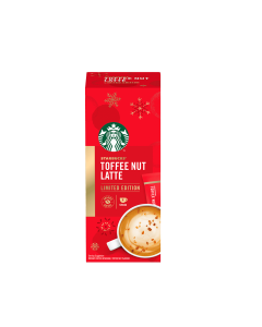 Starbucks® Mix Toffee Nut Latte - 4 sachês de 21,5 g