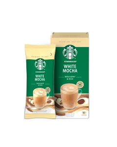Starbucks® Mix White Mocha - 4 sachês de 21,5 g