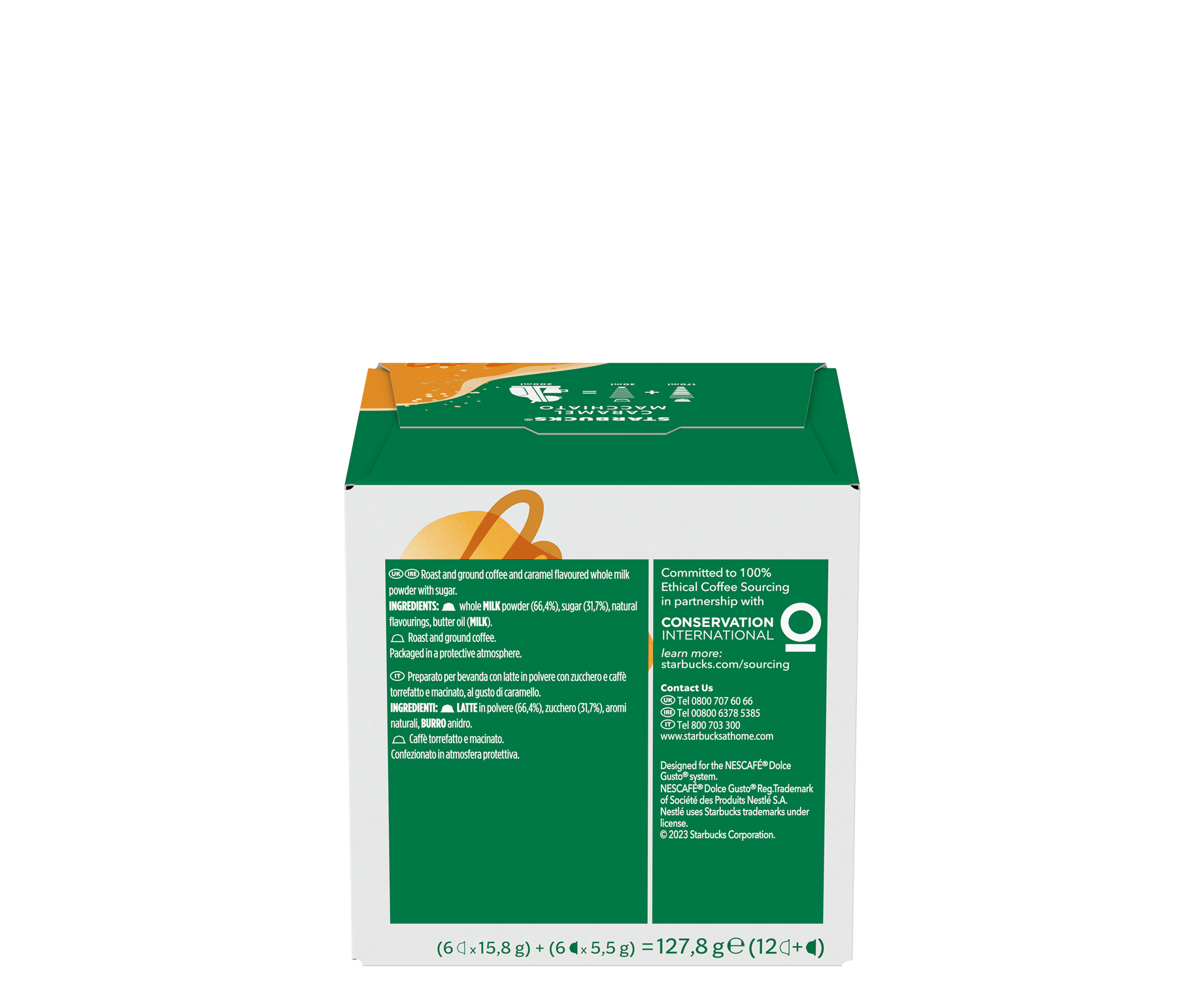 Starbucks® Caramel Macchiato by NESCAFÉ® Dolce Gusto®