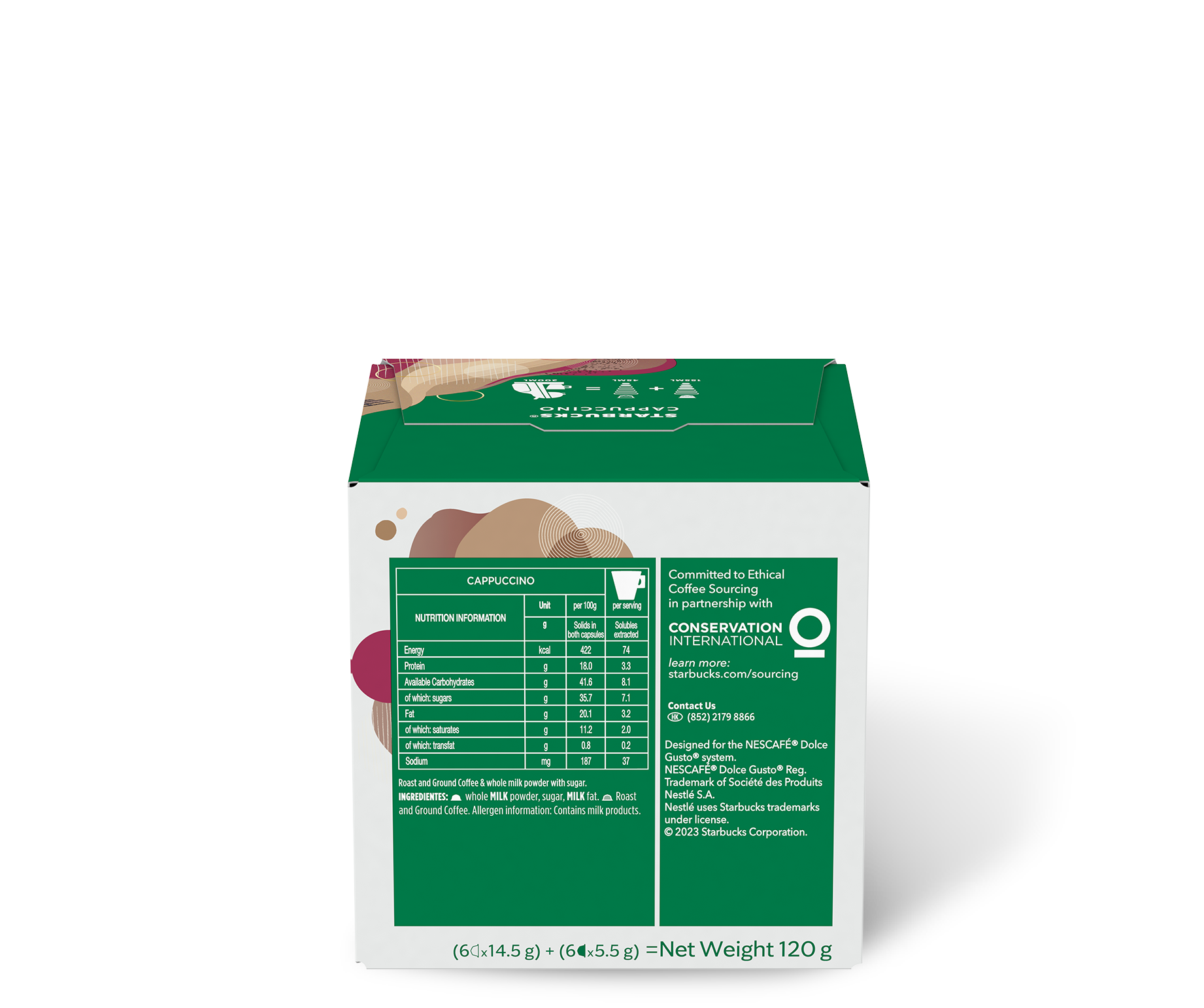 Starbucks® Cappuccino by Nescafe® Dolce Gusto®