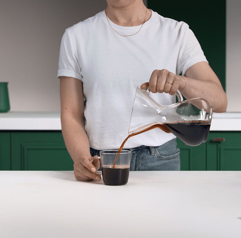 Sirva-se e desfrute do seu café em casa!