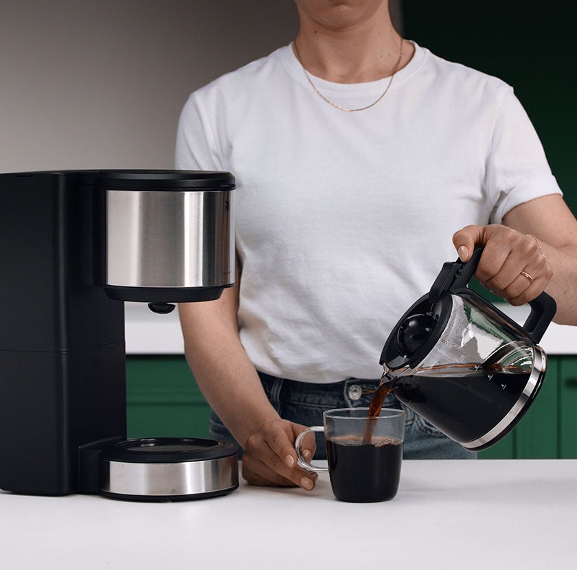 Prepare uma xícara e desfrute do seu café em casa.