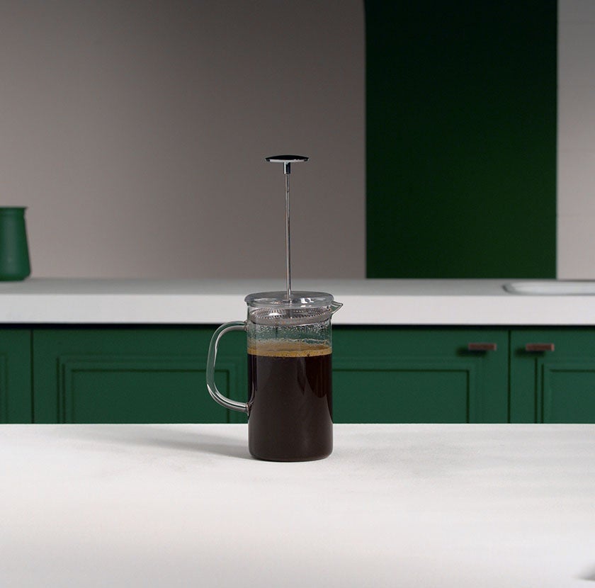 Deixe o café em infusão.