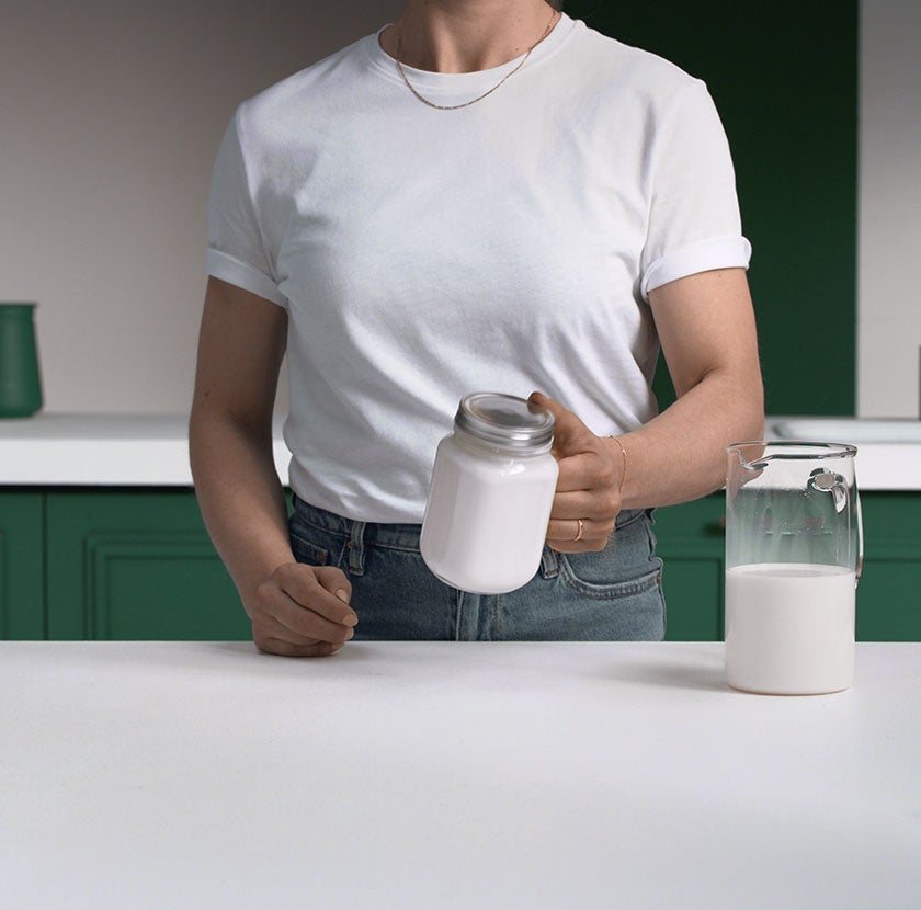 Feche bem a tampa e comece a agitar!