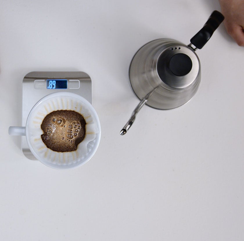 Deixe o café 'florescer'