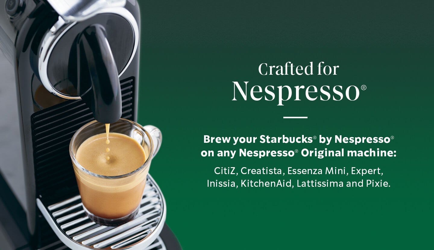 NESPRESSO ESSENZA MINI  Making a Starbucks Cappuccino 