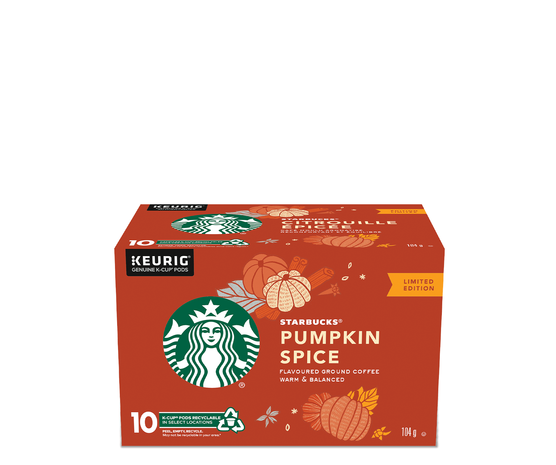 Starbucks® Pumpkin Spice Flavoured