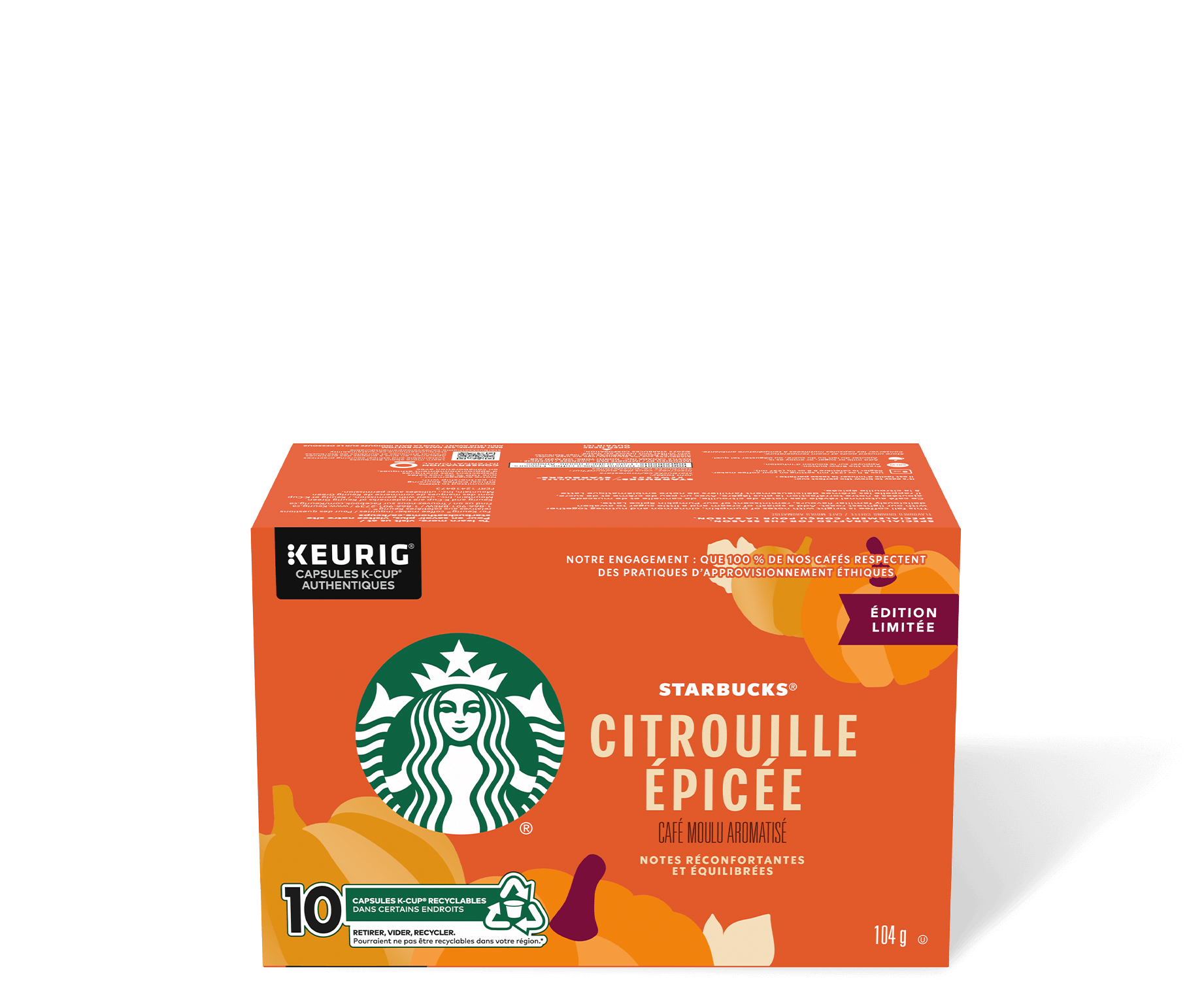 Starbucks® citrouille épicée aromatisé
