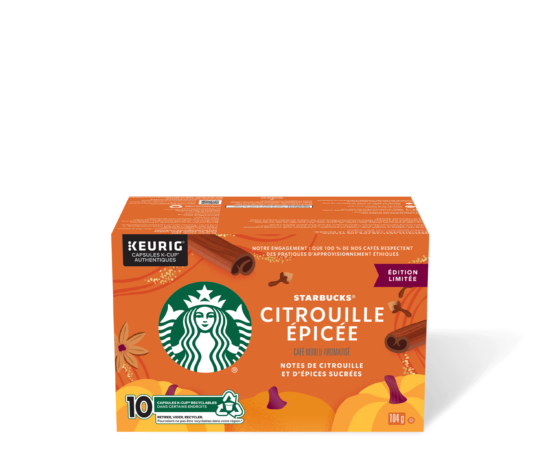 Starbucks® citrouille épicée aromatisé