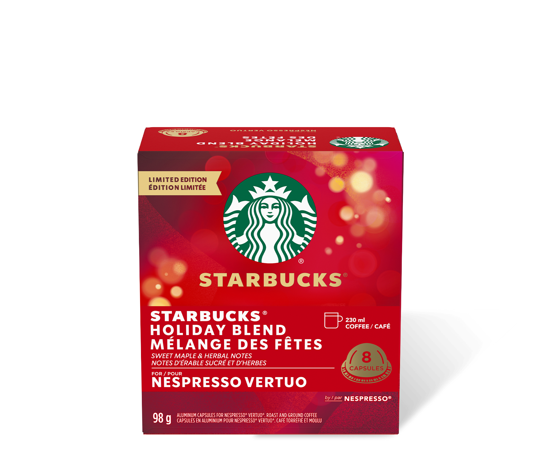 STARBUCKS® Holiday Blend for Nespresso®  Vertuo