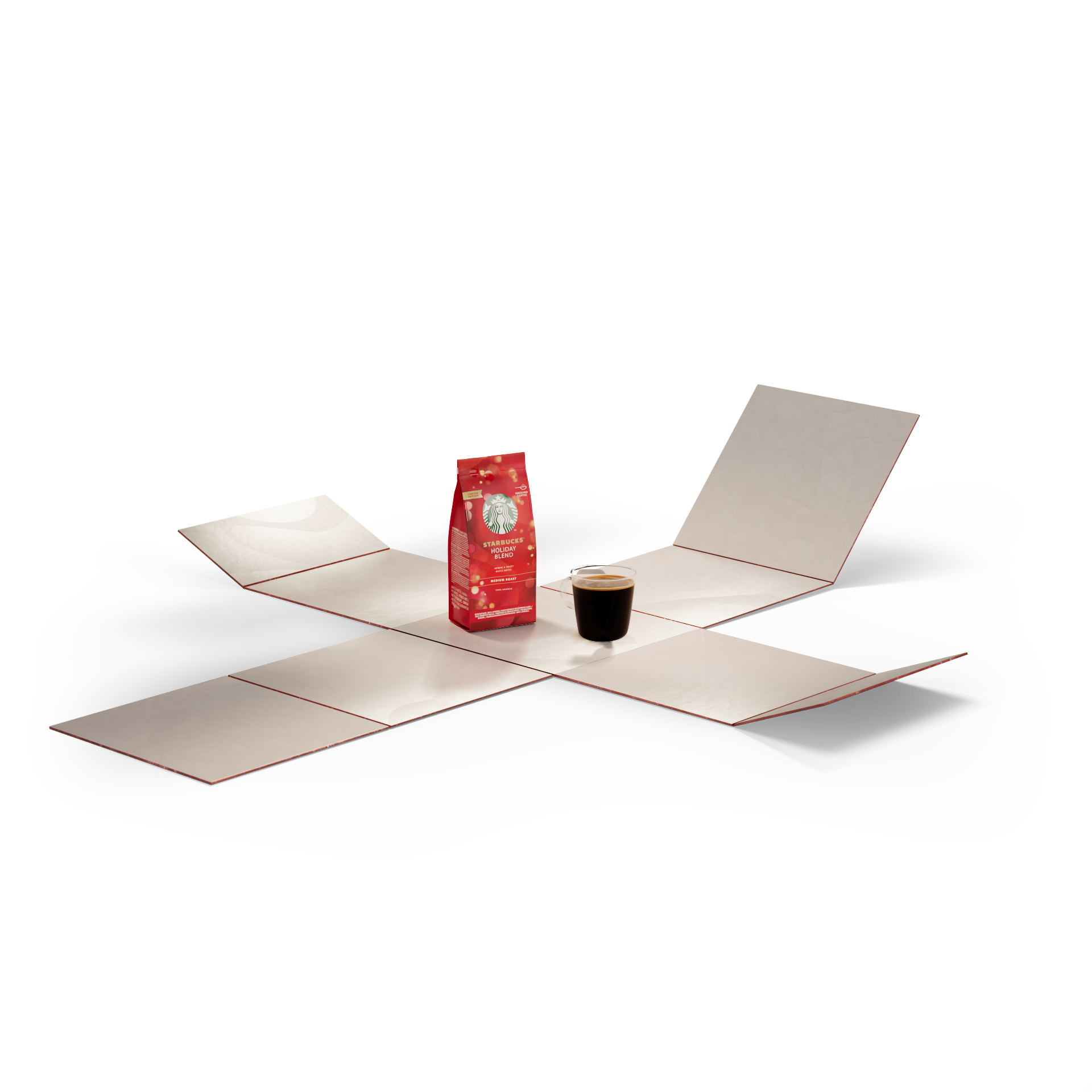 coffee gift box opening
