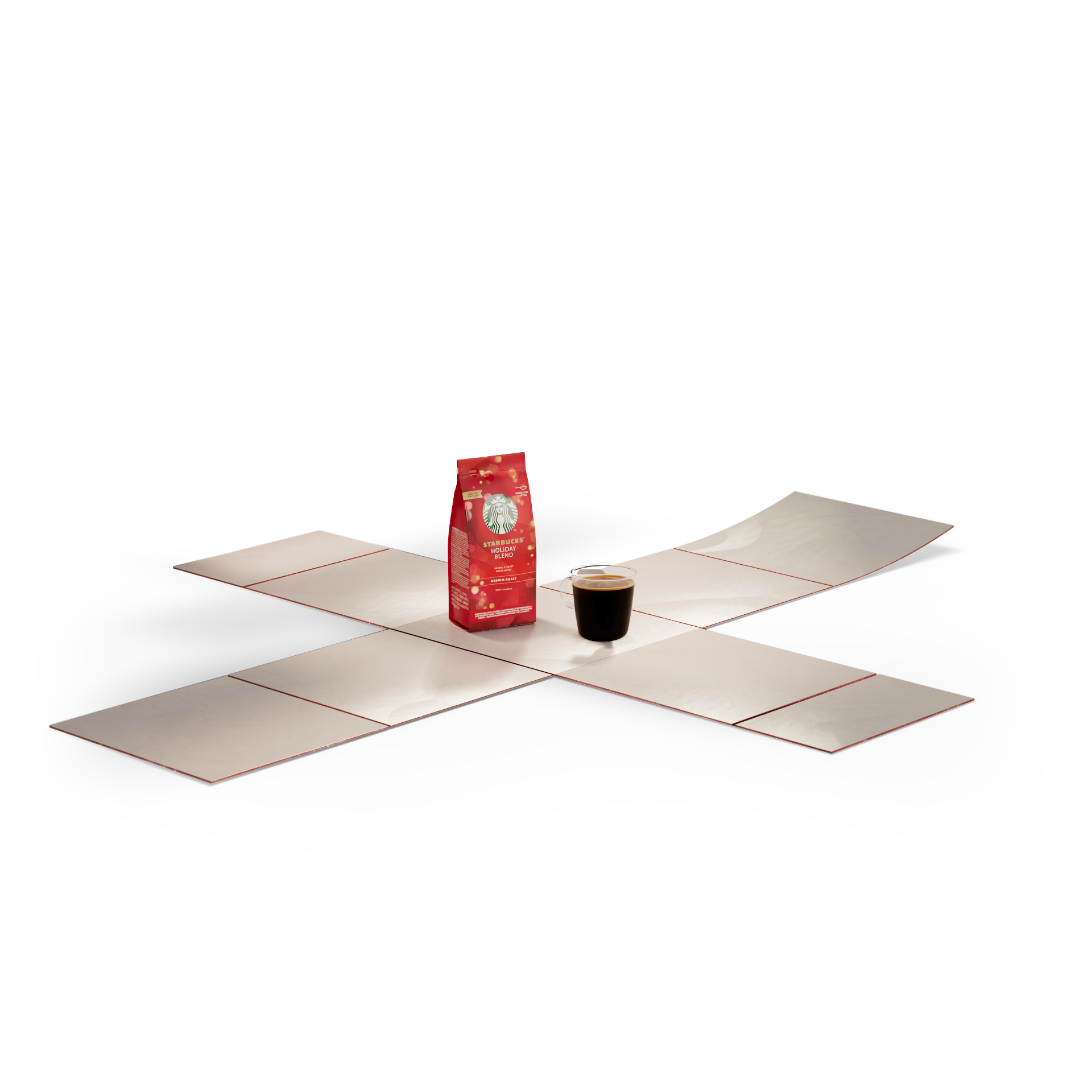 coffee gift box opening