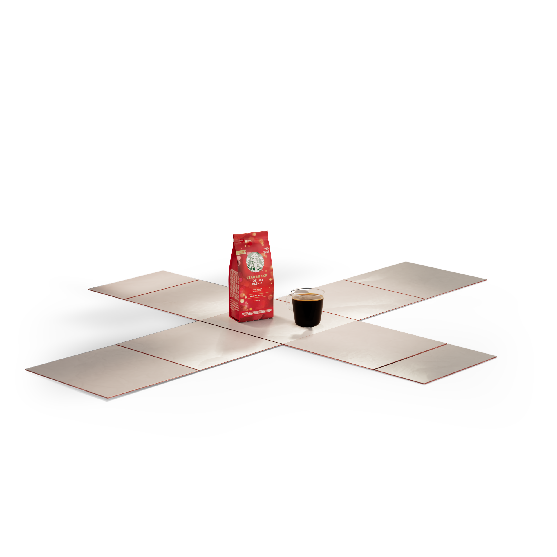coffee gift box opening
