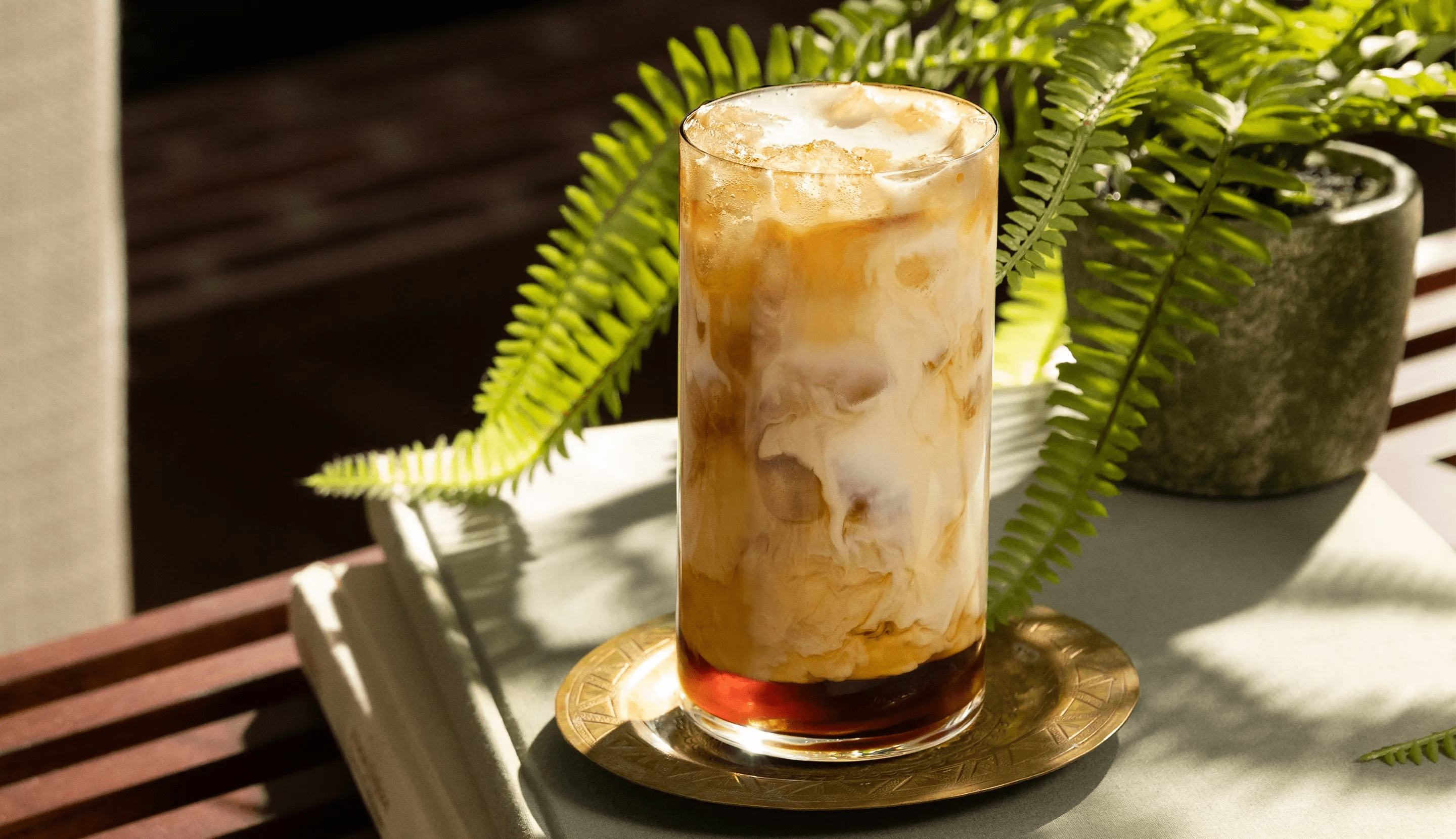 Iced Triple Caramel Café au Lait