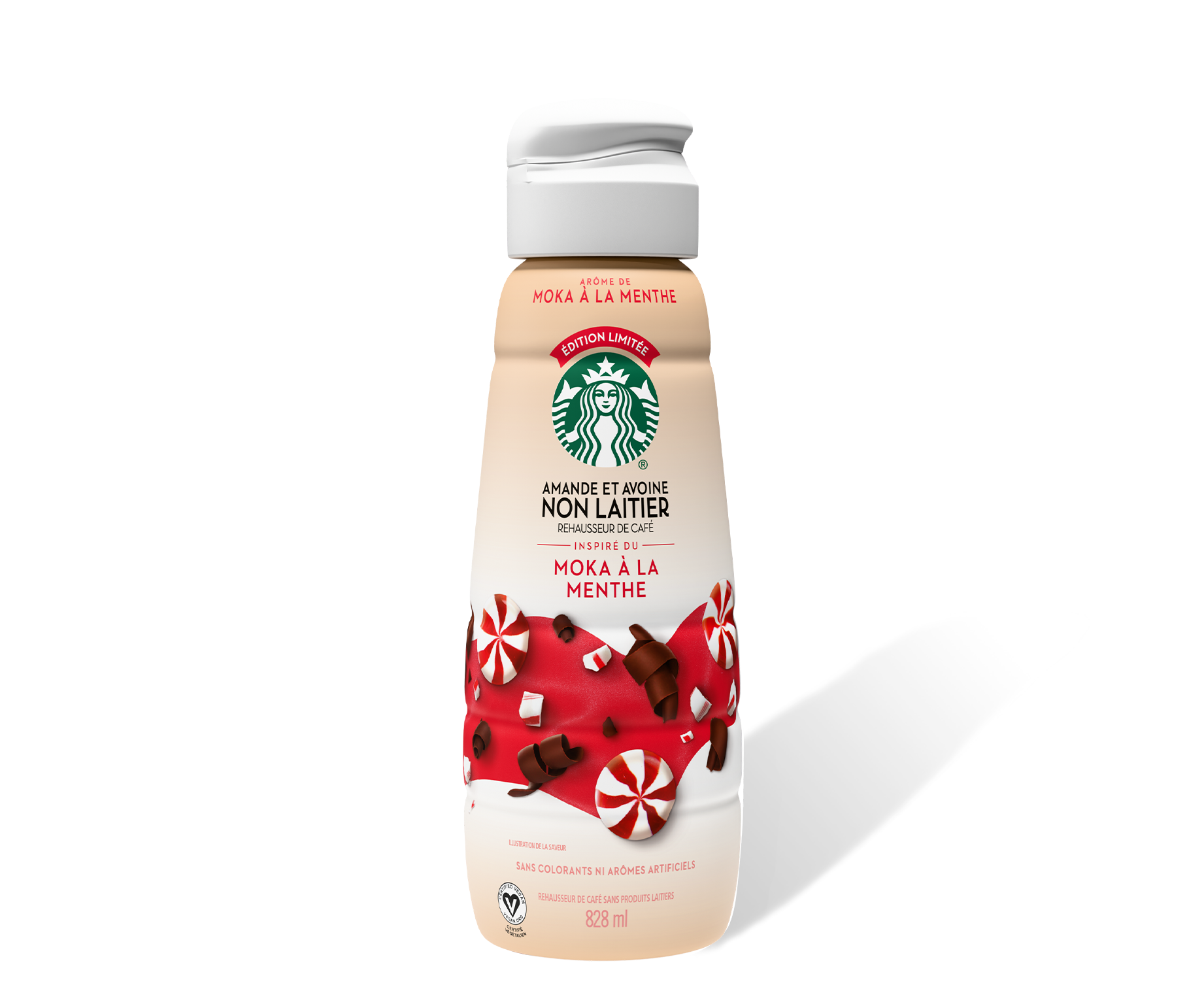 Moka à la menthe Starbucks® au lait d’amande et d’avoine sans produits laitiers