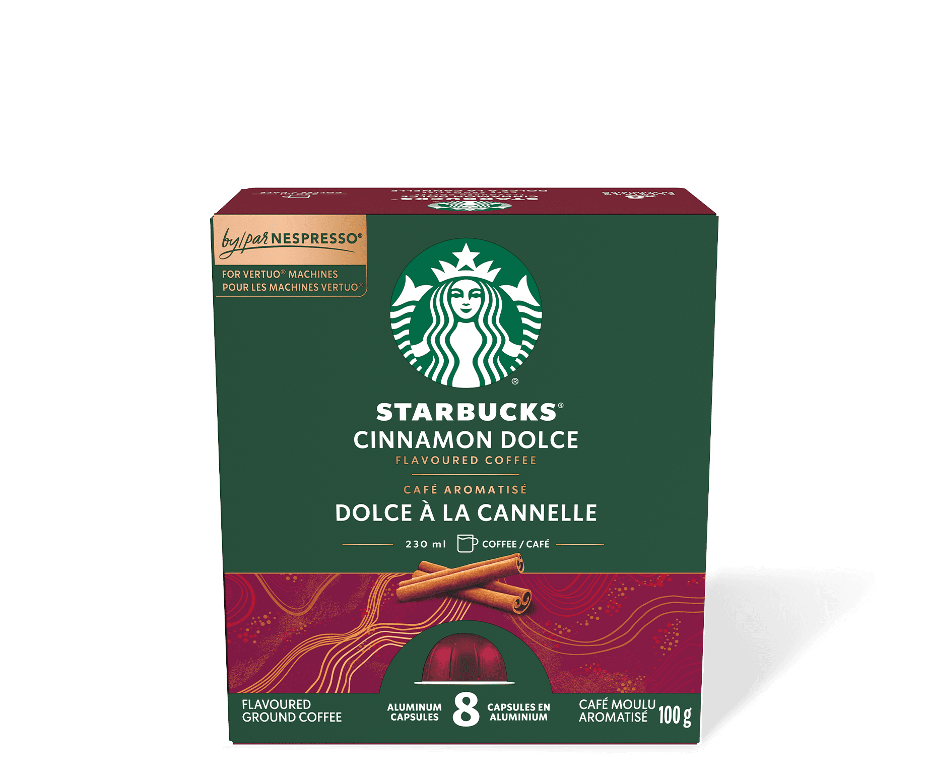 Starbucks®Cinnamon Dolce by Nespresso® for Vertuo ® 