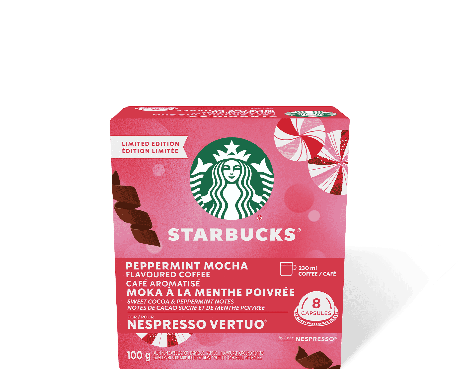 STARBUCKS® Peppermint Mocha by  Nespresso®  for Vertuo