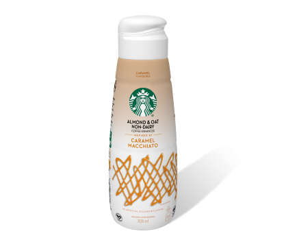 Starbucks® Almond and Oat Non Dairy Caramel Macchiato