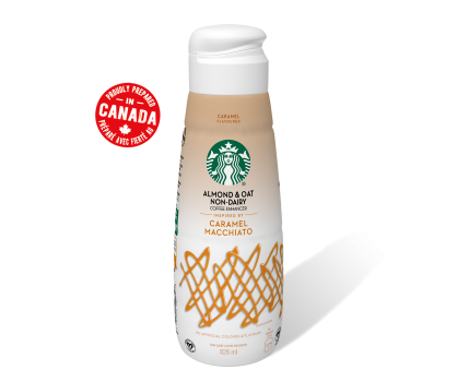 Starbucks® Almond and Oat Non Dairy Caramel Macchiato