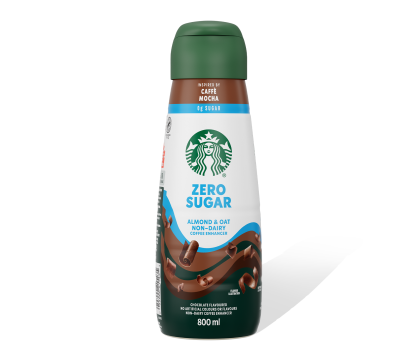 Starbucks® ZERO SUGAR Almond & Oat Non-Dairy Caffé Mocha   Liquid Coffee Enhancer  